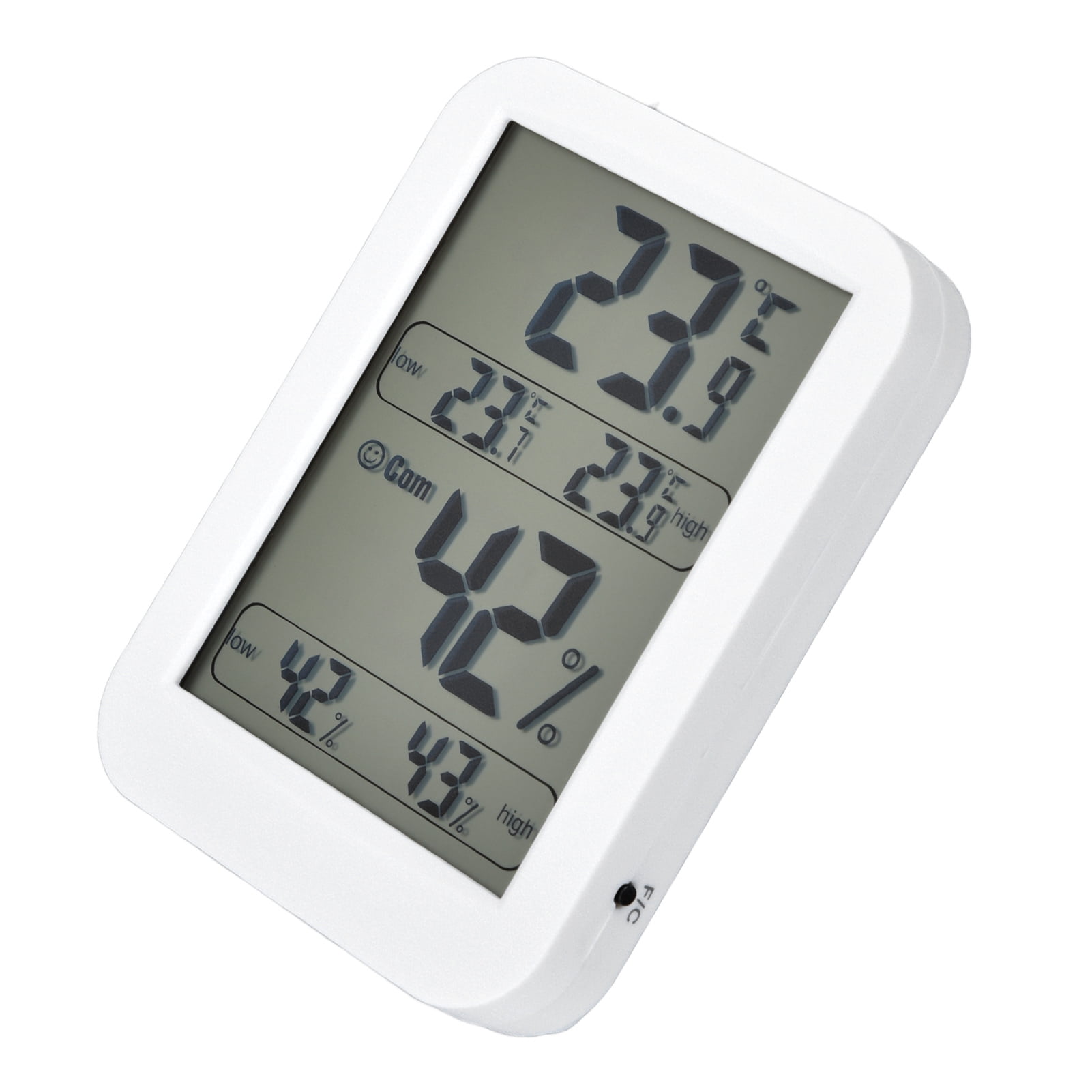 Thermometer Hygrometer, Large Temp Humidity Meter Accurate LCD Display Multipurpose For Reptiles