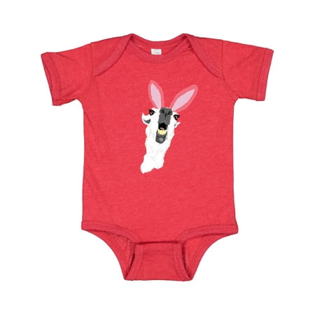 

Inktastic Easter Goofy Llama wearing Bunny Ears Gift Baby Boy or Baby Girl Bodysuit