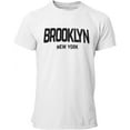 thumbnail image 2 of Mens Retro Tee Brooklyn White, 2XL, 2 of 2