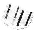 thumbnail image 2 of DEEPCRAFF Letter Tray File Storage Tray Transparent Acrylic Document Storage Office Use 1Set, 2 of 8