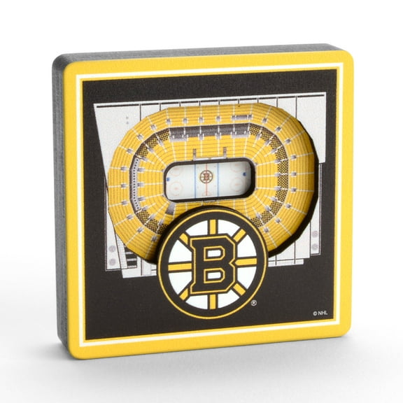 YouTheFan NHL Boston Bruins 3D StadiumView Magnet