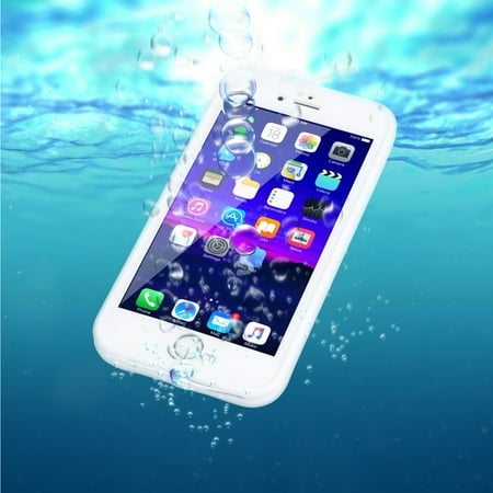 Water-Resistant Hybrid Full Cover Case For iPhone 6/6S(White)