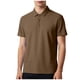 thumbnail image 2 of Blusa y camisa de manga corta con cuello vuelto para hombre, color liso, informal, holgada, a la moda, de seda helada, sin costuras, transpirable, elástica, con botones, de cedro, blusa de manga corta, 2 of 6