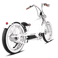 thumbnail image 3 of Tracer SEVERUS DTS 26" 800W Chopper Cruiser Ebike, 48V 20AH Battery, 28mph, Up to 60mi, Supsension Fork Saddle, Disc Brake, for 18+ Adult, White, 3 of 3
