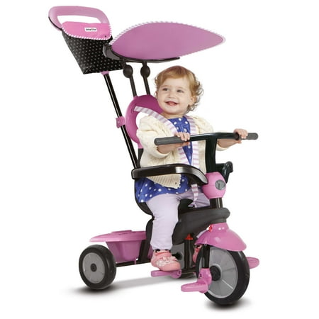 Pink Pouch - smarTrike Tricycle - Vanilla 4 in 1 Push Trike - Pink