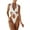 White, variant on Abcnature Women's One Piece Swimsuit, High Waisted Bikini Swimsuits, For Hawaiian Sexy Deep V Neck Front Cross Halter Bathing Suit Cheeky Bottom Beachwear Sets Tummy Control Swimsuits Black L