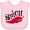 AD-Pink, variant on Inktastic Spicy Hot Chili Pepper Boys or Girls Baby Bib