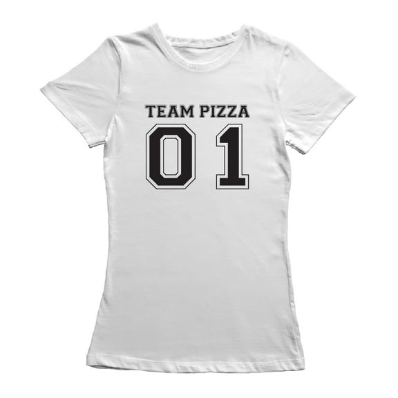 Sports Team Pizza Graphic Women's T-shirt