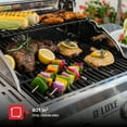 thumbnail image 7 of Nexgrill Deluxe 2-Burner Gas Grill with 401 SQ In Grate, 28000 BTUs, Stainless Steel Control Panel & Foldable Side Table, Propane BBQ Grill for Outdoor Cooking, Patios, Backyards and More -720-0864RA, 7 of 7