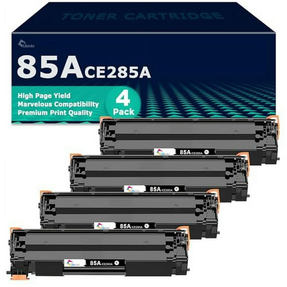 Ubinki 85A CE285A Toner Cartridge Replacement for HP 85A CE285A Toner Cartridge for P1102w P1109W M1217nfw M1212 M1212nf M1217 Printer(Black, 4 Pack)