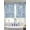 Blue, variant on Navy Blue Coral Coastal Sheer Curtains 45 Inch Length 2 Panels Set, Ocean Nautical Seaside Beach Voile Window Treatment Rod Pocket Small Kitchen Curtains Drapes for Bedroom 52"x45"x2