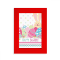 thumbnail image 1 of Happy Easter  Festival Colored Egg Picture Display Art Red Photo Frame, 1 of 4