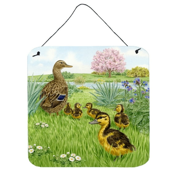 Mallard and Ducklings by Sarah Adams Wall or Door Hanging Prints