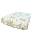 thumbnail image 2 of Cool Silk Mattress Cover Bed Sheet Cute Rabbit Print Breathable Ice Silk Bedding for Summer Washable Air Conditioner Bed Cover, 2 of 7