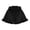 Black, variant on Women Short Red Velvet Ruffle Hood Cape,Halloween Christmas Cloak Costume