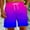 Multi-color Athletic Shorts, variant on HOOMEUMY Men's Summer Gradient Color Swim Trunks Beach Shorts Quick Dry with Pockets Drawstring Elastic Waist Mesh Lining Bathing Suits Multi-color XXXXXL