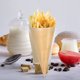 thumbnail image 4 of 50 piezas de conos de madera desechables para aperitivos, helados Vasos de cono para conos de caramelos para fiestas, 17,0 x 24,0 cm, 4 of 5