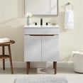 thumbnail image 2 of Modway Harvest Modern Style Wood Bathroom Vanity in Gray/White, 2 of 10