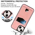 thumbnail image 3 of Compatible with Magsafe 2 in 1 Detachable for iPhone 15 Wallet Case with Card Holder Women Men, Magnetic PU Leather RFID Blocking Flip Kickstand Credit Slots,for iPhone 15, Pink, 3 of 11