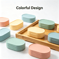 thumbnail image 6 of BPPEG 2026 New Soap Dish Robust Pp Material Soap Holder Protective Cover for Hygiene Soap Bar Holder for Bathroom Kitchen Green Ellipse, 6 of 7