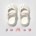 thumbnail image 4 of Preciosos zapatos de mujer, plataforma para niña, zuecos hechos a mano, cómodos, suela gruesa, diseño simple, sandalias de verano con agujeros para playa, Mary Jane para damas, 4 of 5
