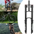thumbnail image 3 of ZTZ 26/27.5/29 inch Mountain Bike Air Suspension Fork,180mm Travel,QR 9x100mm, 1-1/8 Straight Steerer, Ultralight Double Shoulder Design Front Fork, 3 of 7