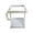 White, variant on White Milk Carton Holder with Handle, Juice Box, Desktop Drink Organizer, Soda Bottle and Milk Holder with Handle, Plastic, Reusable, Easy to Clean, Ergonomic