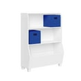 thumbnail image 1 of Kids 34" Bookcase with Toy Organizer and 2 Bins, 1 of 4