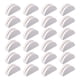 thumbnail image 1 of 24 piezas de portatarjetas de lugar, etiquetas, fotos, menús, clips, tarjetas de presentación portátiles de madera blanco, 1 of 7