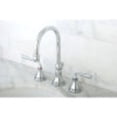 thumbnail image 3 of Kingston Brass KS2981ZL Silver Sage Widespread ADA Lavatory Faucet, Polished Chrome, 3 of 4