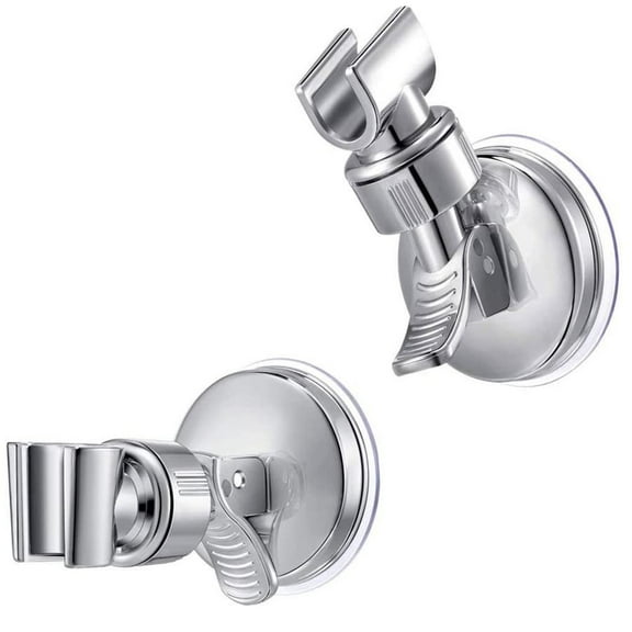 2 Pcs Adjustable Hand Shower Holder Suction Cup Holder,Removable Suction Cup Shower Head Bracket