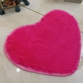 thumbnail image 2 of YUEHAO Bathroom Rug, Valentines Day Heart Rug, Love Floor Mat, Carpet 40X30cm Non-Slip Bath Mats Kitchen Bathroom Home Decor Decorative Floor Hot Pink, 2 of 2