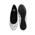 thumbnail image 4 of Black & White Music Note Flat - US: Womens 5 / White / Synthetic, 4 of 4