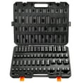 thumbnail image 1 of VEVOR Impact Sockets Set 59pcs 6-Point 3/8" & 1/2" Drive Bit Ratchet Tool Kit, 1 of 9