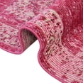 thumbnail image 7 of Unique Loom Charm Collection Area Rug - Wishbone (2' 2" x 6' 1" Runner Pink/Beige), 7 of 7