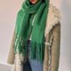 thumbnail image 2 of Women Thick Shawl Wraps Cashmere Scarf Winter Warm Solid Color Blanket Scarves Long Tassel Hijab Stoles Foulard Femme, 2 of 5