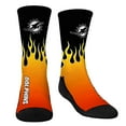 thumbnail image 4 of Youth Rock Em Socks Aqua Miami Dolphins Team Vibes Three-Pack Crew Socks Set, 4 of 4