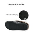 thumbnail image 5 of DL Memory Foam Winter House Slippers for Women, Cozy Warm Woman Indoor Bedroom Houseshoes Slipper Non-Slip Closed Back, 5 of 7