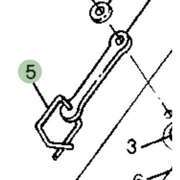 John Deere Original Equipment Hook #M67100