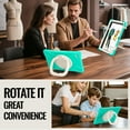 thumbnail image 7 of For Samsung Galaxy Tab A11+/ Tab A9+ 11 inch Case, 360 Rotatable Handle Stand, Shoulder Strap, Drop-Proof Design, Mint Green, 7 of 7