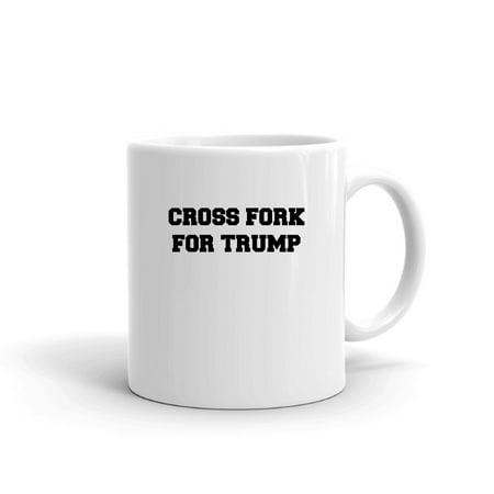 

Cross Fork For Trump Ceramic Dishwasher And Microwave Safe Mug By Undefined Gifts