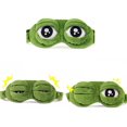 thumbnail image 1 of Conception de Bande Dessinée Grenouille Verte Mignonne Lunettes de Sommeil Fun Lunettes Ouvertes Lunettes de Sommeil, Adaptées aux Adultes et aux Enfants, 1 of 3