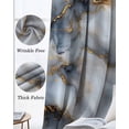 thumbnail image 3 of Marble Abstract Kitchen Curtains Impressionist Minimalism Modern Cafe Short Curtains for Bathroom Blackout Window Curtain Grommet Small Window Treatment Drapes for Bedroom Living Room 27.5"x39"x2, 3 of 9