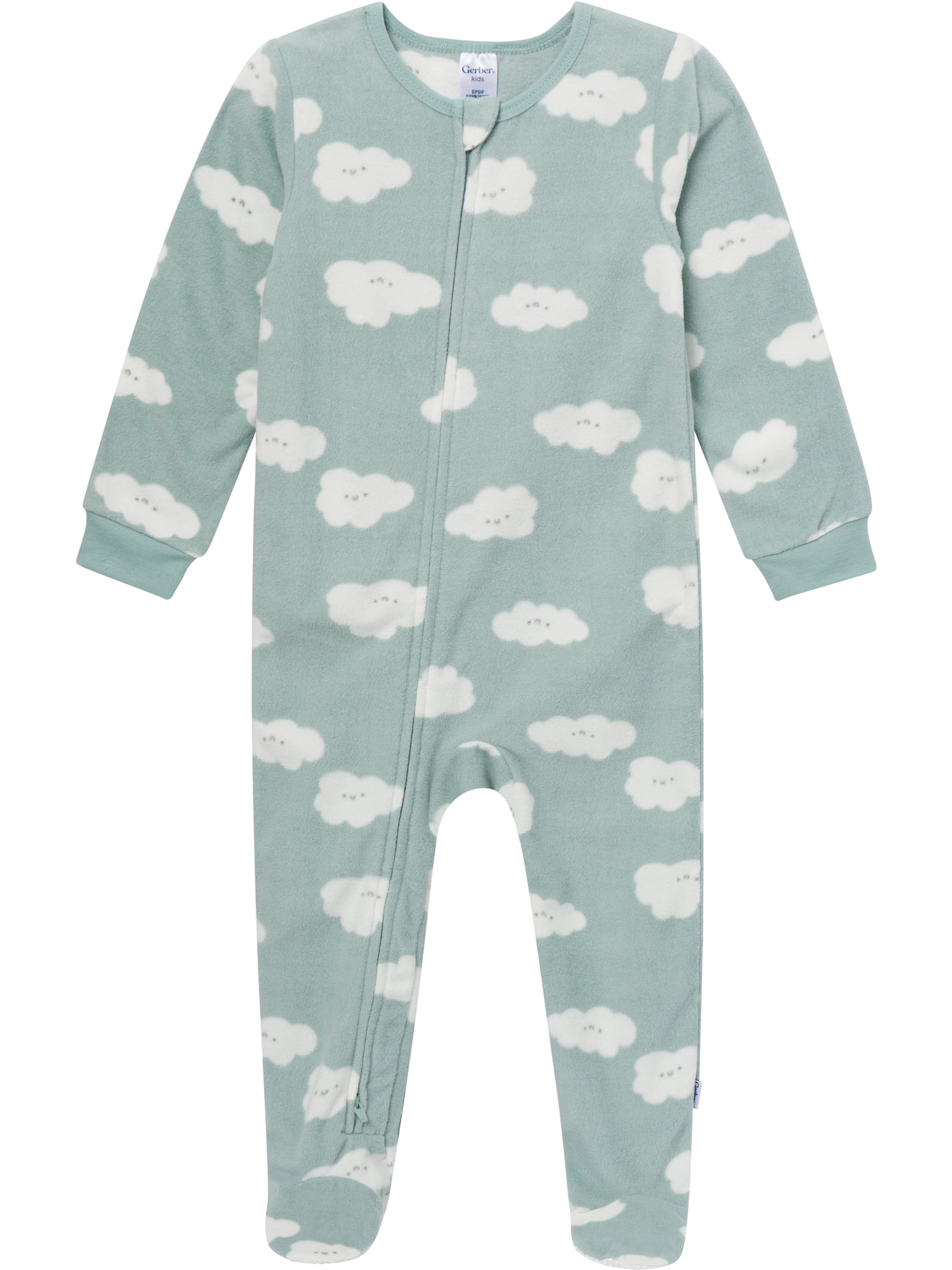 Gerber Baby and Toddler Neutral Microfleece 2-Way Zipper Blanket Sleeper Pajamas, 2-Pack, Sizes 0/3 Months - 5T
