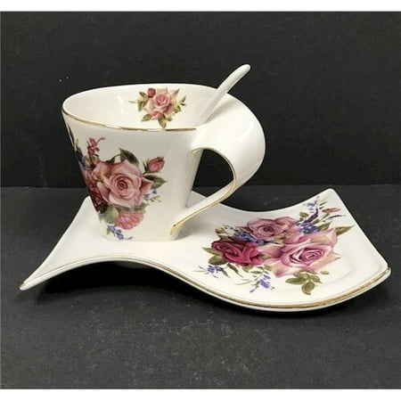 

Mr. MJs HO-MS-06D260 Roses- Wave Mug Set