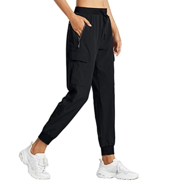 Pantalones de jogging para mujer, de nailon, de secado rápido, para montañismo, deportes, fitness, ocio y aire libre