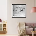 thumbnail image 3 of Historic Framed Print, Donner Peak. from Dutch Flat and Donner Lake Wagon Road, Western Summit Sierra Nevada, 17-7/8" x 21-7/8", 3 of 9