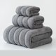 thumbnail image 4 of Toalla De Baño Toallas de baño de 3 piezas,de fibra superfina,suaves y absorbentes,ideales para el baño o spa (gris). Rkxzt, 4 of 9