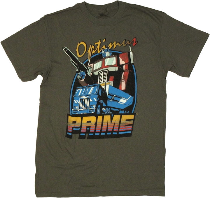 AutoBots T-Shirt Transformers T-Shrt Bumblebbe Optimus Prime Logo T-Shirt Top 