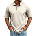 thumbnail image 2 of FOPSUFGWFO Golf Polo Shirts for Men Short Sleeve Classic Fit Tops Quick Dry Moisture Wicking Breathable Blouses for Business Sport XL, 2 of 6